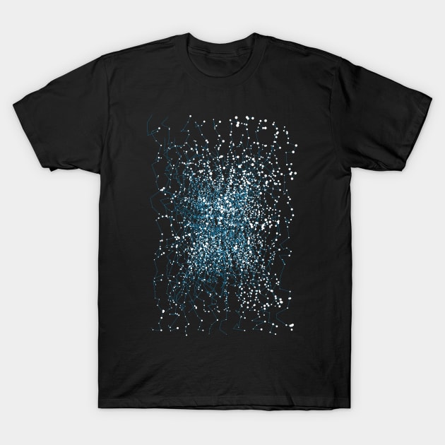 Technical Grid Landscape Wireframe T-Shirt by TONYSTUFF